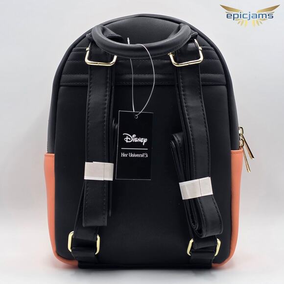 Disney Winnie The Pooh Orange Pumpkins Halloween Mini Backpack Bag New - Picture 5 of 6